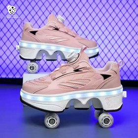 تصویر کفش اسکیت اتومات 236 صورتی 