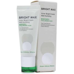 تصویر کرم مرطوب کننده مات آکنه برایت مکس 