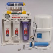 تصویر دستگاه تصفیه آب آکوا 10 مرحله ای اکسیژن ساز و پمپ تایوانی یک سال گارانتی طلایی شرکت آکوا تصفیه سازان تصویه تسویه 