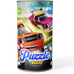 تصویر پازل 40 تکه کارتون بلیز و ماشین های غول پیکر 