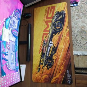 تصویر دسک پد (موس پد) طرح ماشین Mercedes 