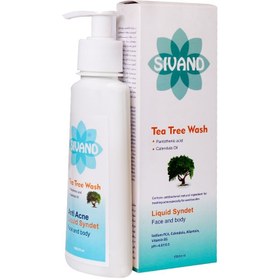 تصویر مایع شوینده صورت وبدن درخت چای سیوند Tea Tree Wash Sivand