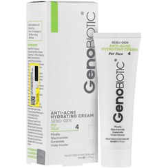 تصویر کرم رطوبت رسان ژنوبایوتیک مناسب پوست های حساس و آکنه ای ۵۰ گرم Geno Biotic Anti Acne Moisturizer Cream 50 g