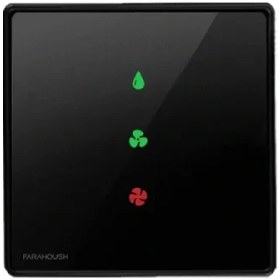 تصویر کلید کولر لمسی مشکی فراهوش 