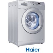 تصویر لباسشویی 6 کیلویی 1000 دور حایر Haier مدل HWM-610C سفید درب کروم ماشین لباسشویی 6 کیلویی حایر Haier مدل HWM-610C بدنه سفید درب کروم، دارای برنامه عیب یاب خودکار و سیستم شستشوی سریع 30 دقیقه ای میباشد.