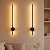 تصویر چراغ دیواری خطی WL103 سایز ۸۰ سانتیمتر رنگ سفید مهتابی 