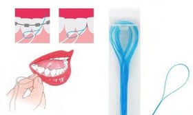 تصویر عبور دهنده نخ دندان کانفیدنت 20 عدد Confident Floss Threaders 20pcs