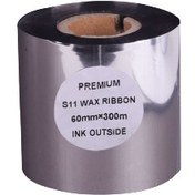 تصویر ریبون وکس رزین 300×60 آنزیم شویی Thermal Transfer Wax Resin Ribbon 60x300