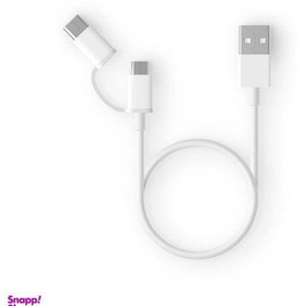 تصویر کابل تبدیل USB به USB-C/Micro USB زد ام آی (ZMI) مدل Al511 به طول 30cm 