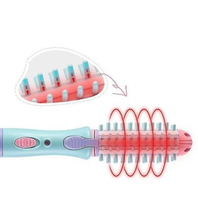 تصویر اتو مو، بابلیس، برس حرارتی سه کاره مسافرتی Iron Hair Brush Mermaid 25w