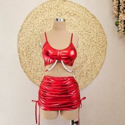 تصویر ست دیسکویی براق مرواریدی کد 1725 