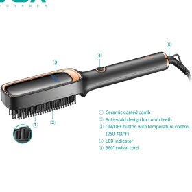 تصویر برس حرارتی مو وی جی آر مدل V-560 VGR-560 Termal brush