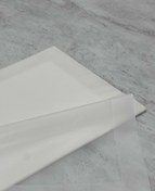 تصویر کاغذ ضدآب گل آرایی بسته ۲۰ برگی حاشیه دار شفاف رنگ سفید مدل ppq-01 