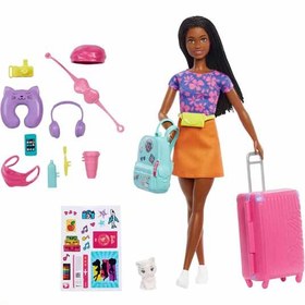 تصویر عروسک باربی مسافر مدل Barbie Brooklyn Travel Doll and Accessories - زمان ارسال 15 تا 20 روز کاری 