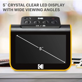 تصویر اسکنر فیلم و اسلاید برند HYQNG مدل KODAK SLIDEN با صفحه نمایش LCD 5 اینچی- ارسال 10 الی 15 روز کاری 