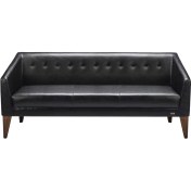 تصویر مبل اداری چرم داتیس مدل میلانو سه نفره SM71-3 