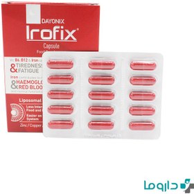 تصویر کپسول آیروفیکس دایونیکس فارما 30 عددی Dayonix Pharma Irofix 30 Caps