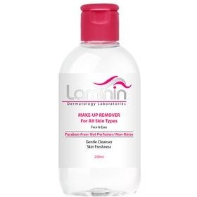 تصویر آب پاک کننده آرایش صورت لامینین مدل AS حجم 200 میلی لیتر 