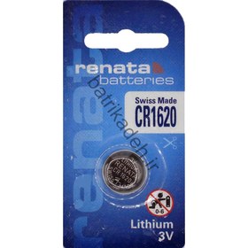 تصویر باتری سکه ای ظرفیت 260mAh ولتاژ 3v سایز 2032 رناتا – ساخت سوئیس Renata 2032 Button cell Rechargeable Lithium 260mAh 3V - Swiss Made