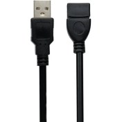 تصویر کابل افزایش طول USB 2.0 ام دابلیو نت طول 1.5 متر MW-Net extension cable 1.5M