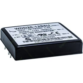 تصویر مبدل ولتاژ چینفا 1.67 آمپر CHINFA WDD20-12S5U DC/DC IN:18-75V OUT:+12V 