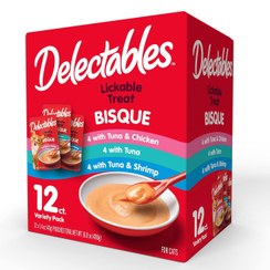 تصویر تاپر سرلاک گربه برند Delectable - مرغ با اردک Delectable Cat bisque topper