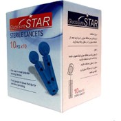 تصویر سوزن تست قند خون گلوکوشور استار Glucosure Star Sterile Lancets