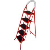 تصویر نردبان ۵ پله (درجه یک) پله فلزی 