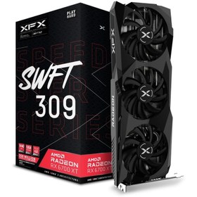 تصویر کارت گرافیک ایکس اف ایکس مدل SPEEDSTER SWFT 309 Radeon RX 6700 XT CORE Gaming 12GB GDDR6 حافظه 12 گیگابایت XFX SPEEDSTER SWFT 309 Radeon RX 6700 XT CORE Gaming 12GB GDDR6 Graphics Card