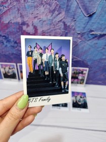 تصویر یک عدد پولاروید فوتو کارت عکس آویز طرح بی تی 21 بی تی اس سایز 7 و نیم در 9 کپی - 8 Polaroid btsbt21