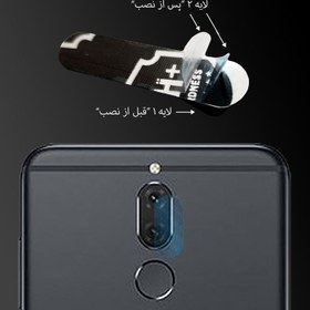 تصویر محافظ لنز دوربین مدل bt-26 مناسب برای گوشی موبایل اپل iPhone X - بی رنگ 