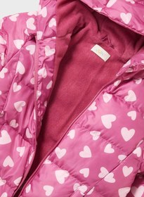 تصویر کاپشن ساده با طرح قلب برای کودکان برند june Kids Heart Printed Basic Jacket