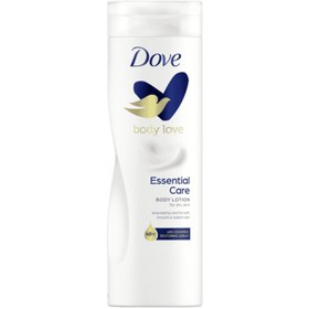 تصویر لوسیون بدن داو Dove مدل Essential Care مناسب پوست های خشک حجم 400 میل 