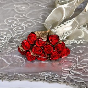 تصویر شاخه گل رز روبانی 