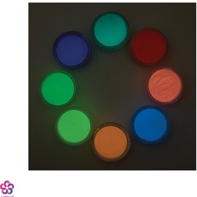 تصویر رنگ پودری شب تاب رنگی 