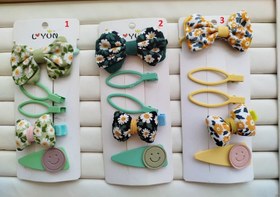 تصویر پک گل سر و کش مو کودک کد 83 