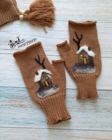 تصویر دستکش نیمه "دهکده " 