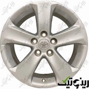 تصویر رینگ چرخ تویوتا راوفور سایز ۱۷ اینچ رنگ سیلور 