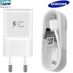 تصویر آداپتور اصلی فست شارژ 2 آمپر سامسونگ مدل SAMSUNG EP-TA200 با کابل Micro USB ا Samsung Fast charge adapter + cable Samsung Fast charge adapter + cable
