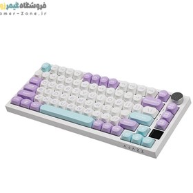 تصویر کیبورد گیمینگ بی سیم مکانیکال مجهز به GASKET ایجز مدل Ajazz AK820 Pro RGB Hot Swappable Gasket Mounted Wireless Mechanical Gaming Keyboard 