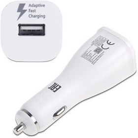 تصویر شارژر فندکی سامسونگ با کابل فست شارژ 15 وات Samsung lighter charger