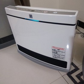 تصویر بخاری گازی ژاپنی 4700 وات 2021 دست دوم Japan fan heater NORITZ 4700 watt 2021