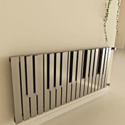 تصویر رادیاتور حوله خشک کن استیل فلوپلاس مدل Piano 1 