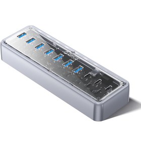 تصویر هاب 10 پورت Type-c اوریکو مدل OMM-10P 