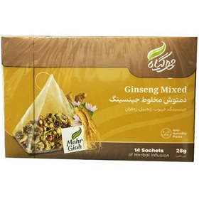 تصویر دمنوش مخلوط جینسینگ مهر گیاه 14 عددی 