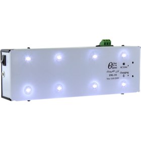 تصویر چراغ اضطراری (شارژی) دیواری نوردهی 8 ساعته اوژن الکترونیک مدل EML-08A EML-08A 8-hour exposure wall emergency light (charged)