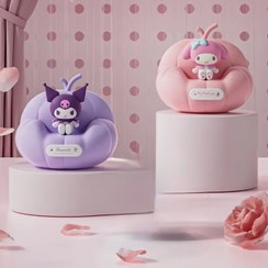 تصویر چراغ خواب سیلیکونی کرومی مدل DS012 