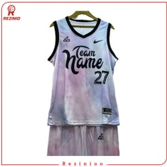 تصویر ست تاپ و شلوارک بسکتبالی تایلندی SPORRT TOPS AND SHORTS