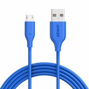 تصویر کابل تبدیل USB به microUSB انکر (Anker) مدل A8133 PowerLine طول 1.8 مترمشکی کابل ویدیویی و اتصالات انکر