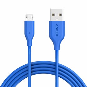 تصویر کابل تبدیل USB به microUSB انکر (Anker) مدل A8133 PowerLine طول 1.8 مترمشکی کابل ویدیویی و اتصالات انکر